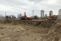 В Дзержинском районе стартовало устройство котлована под фундамент будущей школы-тысячника