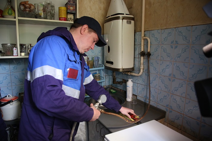 Газоснабжение жилых домов в Советском районе восстановлено