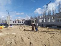 В Красноармейском районе началось возведение стен здания школы-тысячника 