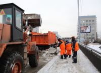 1,2 тысячи кубометров снега вывезено с улиц Волгограда за ночь 