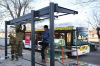 Работами по установке новых павильонов охвачены свыше 50 остановочных пунктов в 3 районах Волгограда
