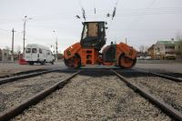 В ночь на субботу начнется реконструкция трамвайного переезда на улице Восточно-Казахстанской