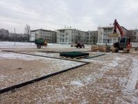 Строители готовы приступить к завершающим работам на новой спортивной площадке в Кировском районе