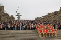 Телемост на Главной высоте России объединил 9 городов-героев