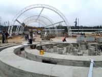 Арочные конструкции в Мемориальном парке  украсят 70 тысяч светодиодов