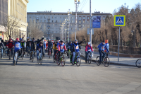 Второй Зимний Велопарад объединил около 300 велосипедистов