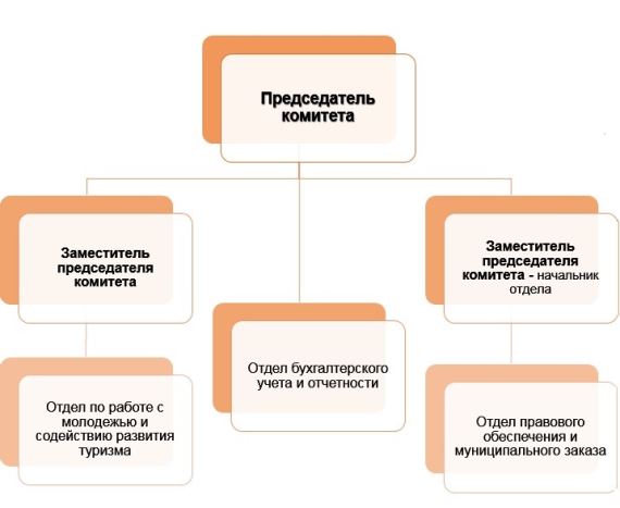 Структура комитета молодежной политики и туризма администрации Волгограда