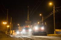 На волгоградских дорогах работают около 70 единиц снегоуборочной техники
