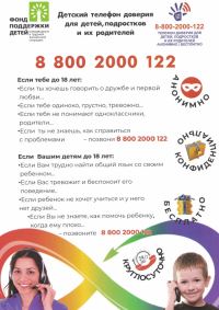 17 мая День телефона Доверия 